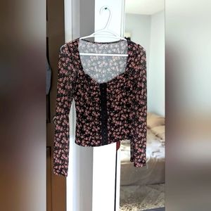 Sexy Fitted Blouse by COMMENSE